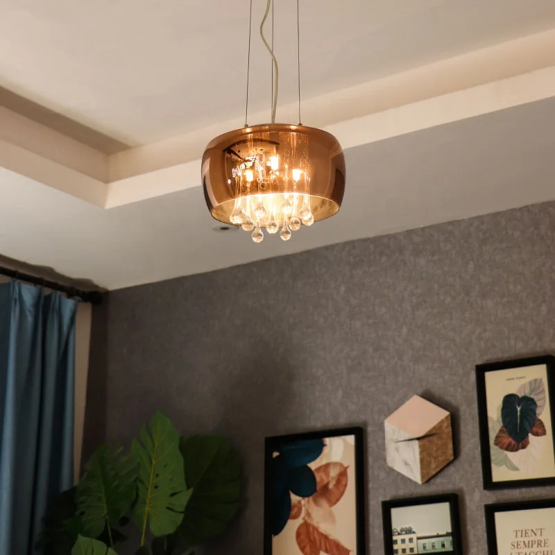Glass Pendant Lamp Chandelier Light