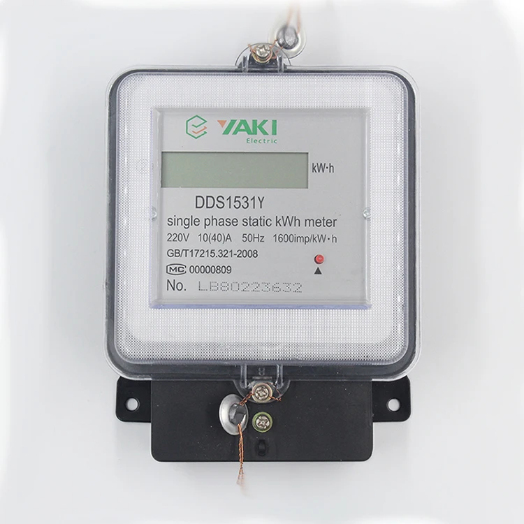 Yaki Singlephase Electronic 220v 50hz Electric Meter Price Static