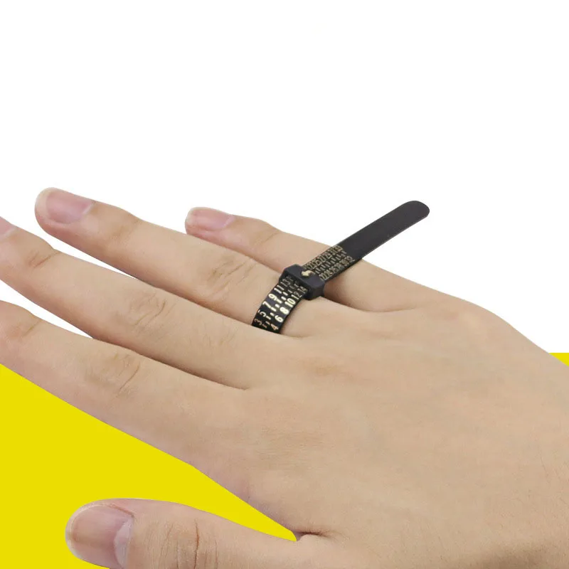 New Ring Sizer Tool Plastic Jewelry Tool Ring Ruler cm