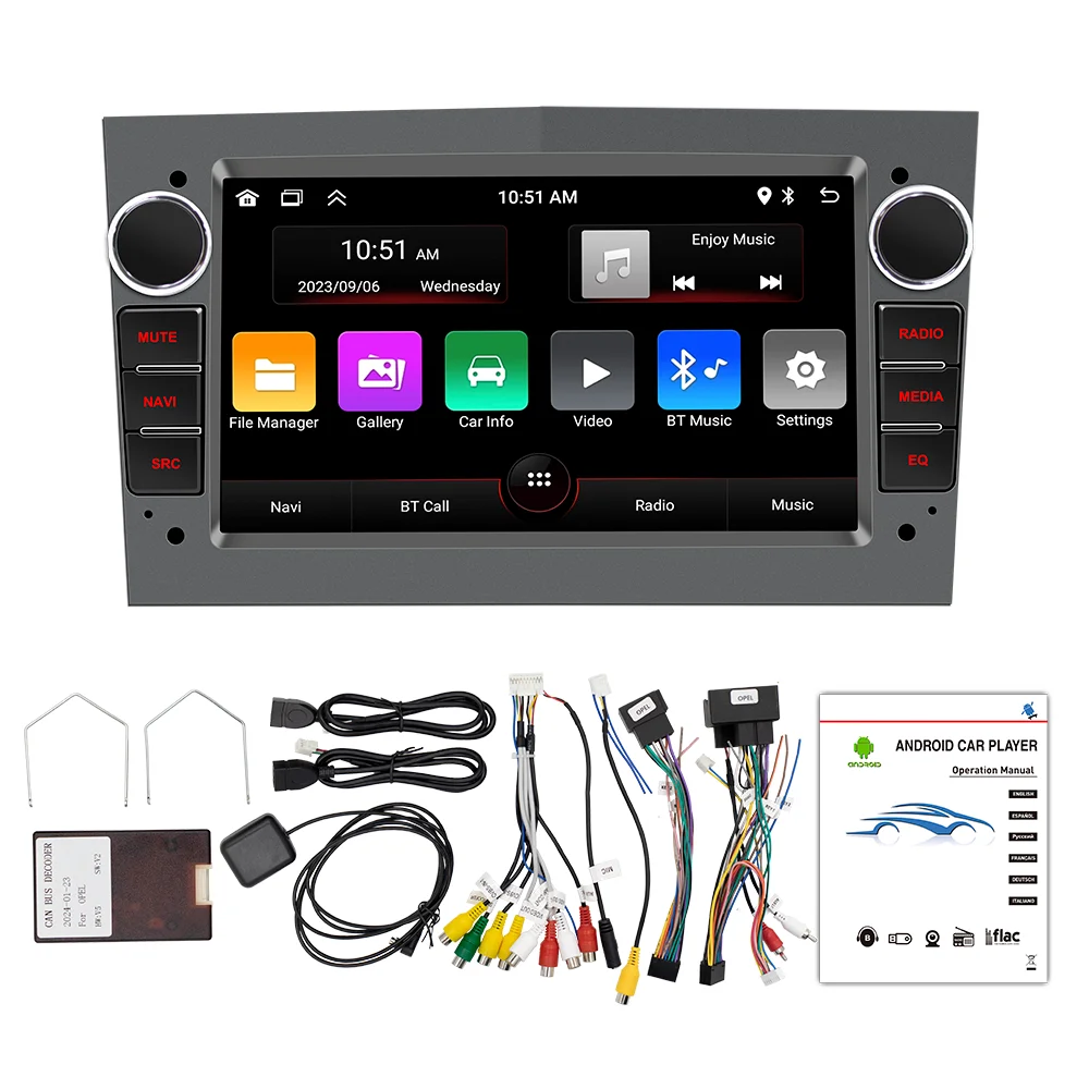 2 64G Neu Android 13 Autoradio für Opel Corsa Astra Antara Vectra