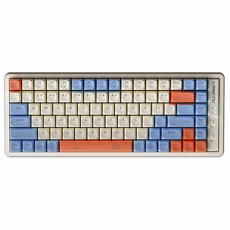 LANGTU GK85 ホットスワップメカニカルキーボード RGBバックライト付き