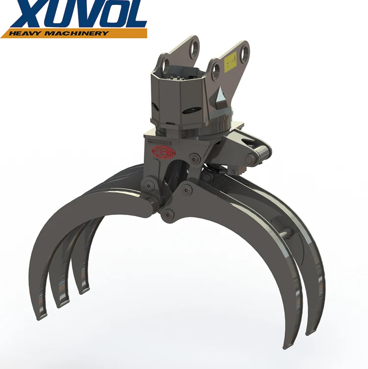 Forestry Machinery Excavator Accessories,Xuvol High Strength Steel Grab ...