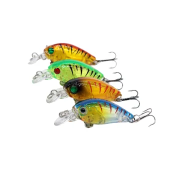 Mini Crankbait Minnow Lure, 4g 4.8cm Plastic Bionic Artificial Bait Freshwater Fishing Tackle Wholesale – Minnow – view 2