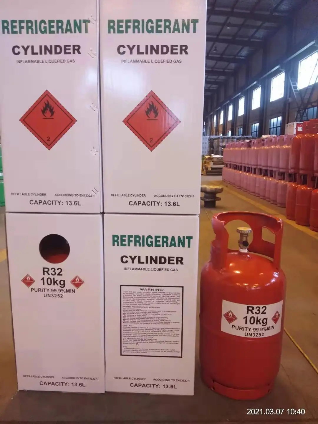 Airconditioner Gas R32 Ce Cylinder 10kg/capacity 13.6l 9kg/capacity 13