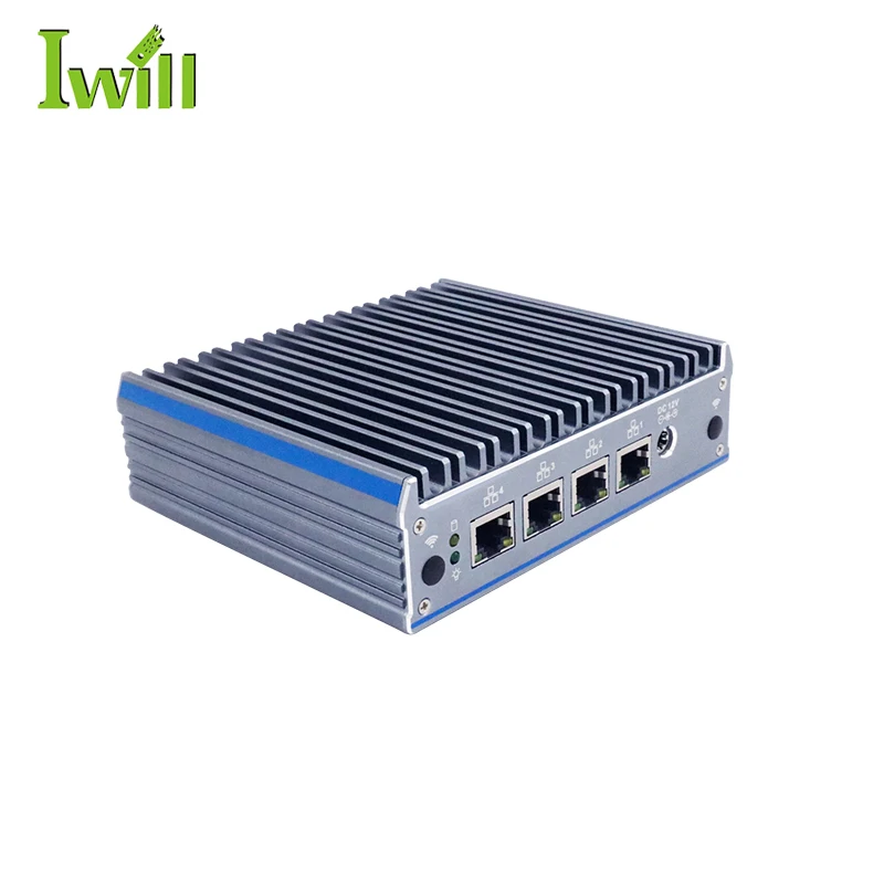 Micro Firewall Appliance with Rs232 Rs485 Fanless Mini Pc J4125