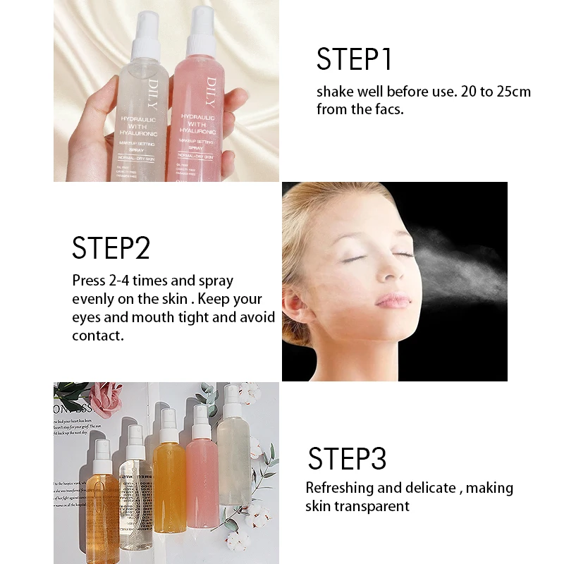 Фирменный матовый блеск без жестокости, сияющий водонепроницаемый спрей для макияжа