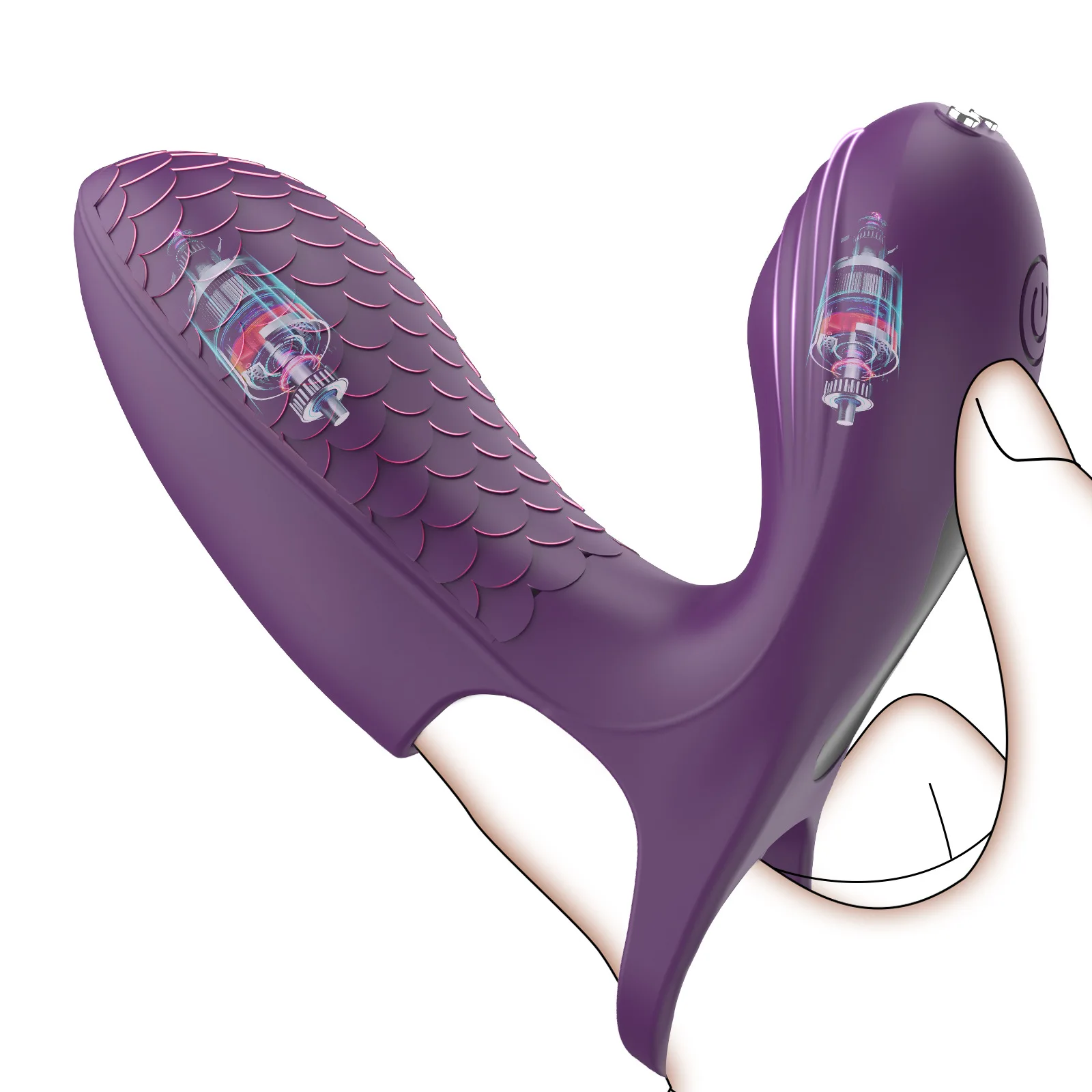 Neuer 2-in-1-Vibrator für Frauen: Finger-, Nippel- und Klitoris-Dildo für Paare, Sexspielzeug für Erwachsene._voghion.com
