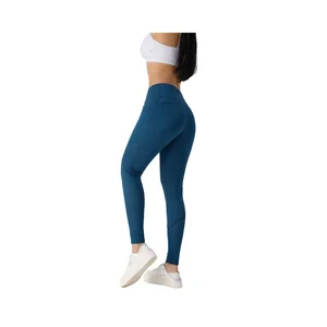 Customizable High Quality Sports Yoga Leggings Women  Seamless Yoga Pants Elastic Waist for Gym Running