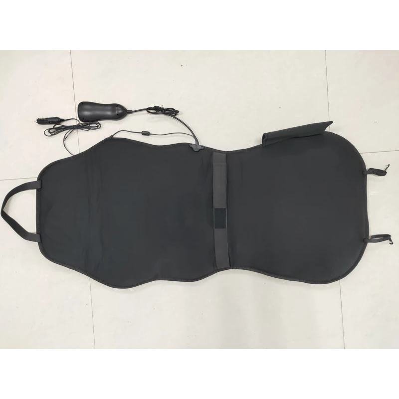 12 v   Motor Vibration With Heat Car Massage Seat Cushion Heated  Seat Cover