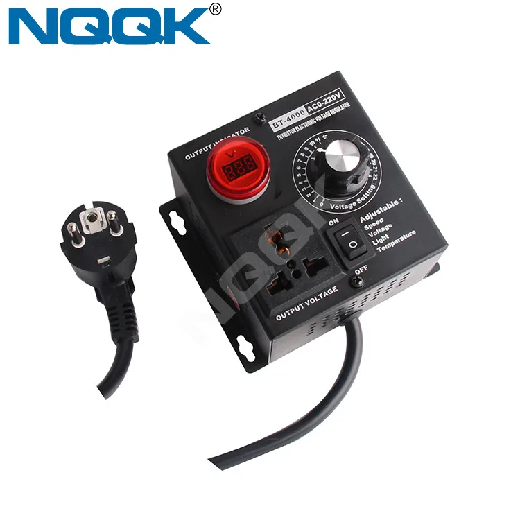 Speed Controller SCR Voltage Regulator 220V 4000W Dimming Voltage Regulator Dimmer