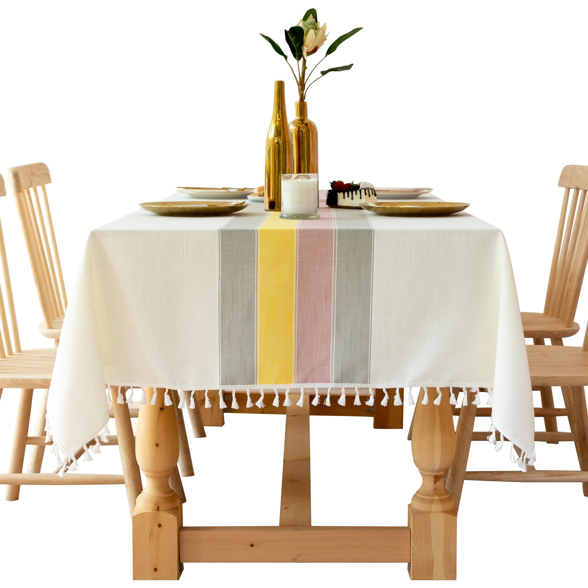 burlap table cover