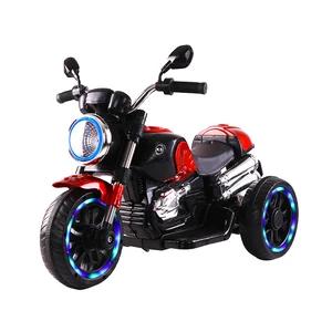 Kids Rechargeable Motorbike Ride-on Toys Battery-Powered Plastic Car and Bikes with 3 Wheels for 2-4 Years 5-7 Years Age Range