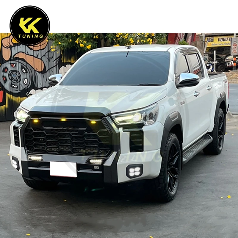 Pickup 4x4 Facelift Conversion Bodykit Body Kit for Toyota Hilux Vigo 2004-2015 to Tundra 2022-2024