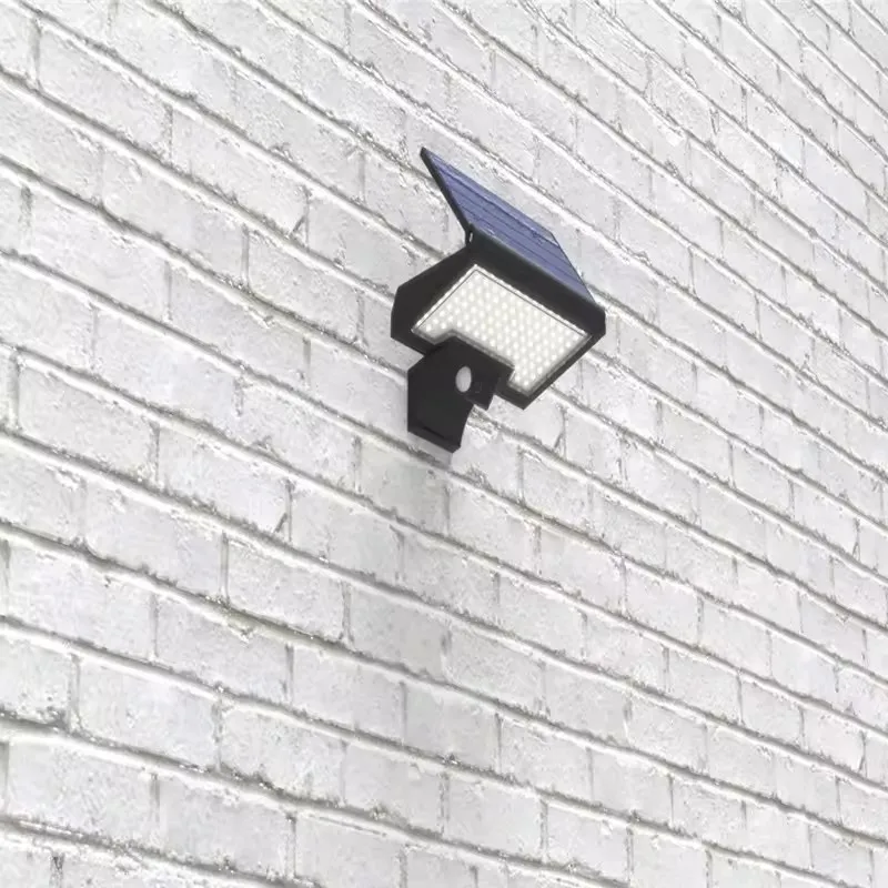 Outdoor IP65 Waterproof Solar Security Light Wall Lamp for Garden Patio Deck Garage