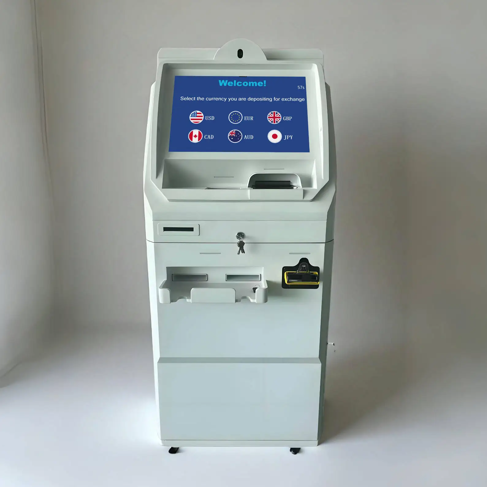 HungHui 自助换汇机 现钞兑换ATM 自动外币兑换机