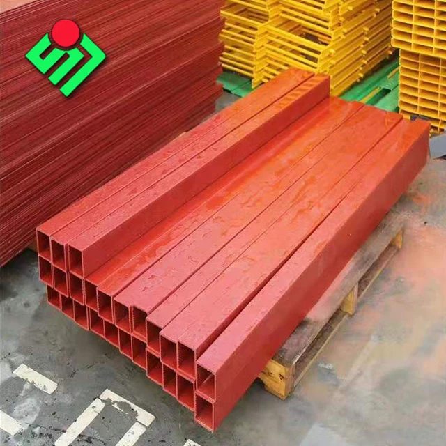 Fiberglass Insulation Composite Frp Profile Glass Fiber Reinforced Polymer Pultruded Profiles Fiberglass Rectangular Tube
