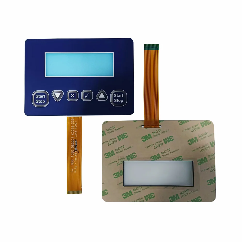 CNC Center Machine Membrane Switch Keypad with Custom Design and Multi Matrix Keys