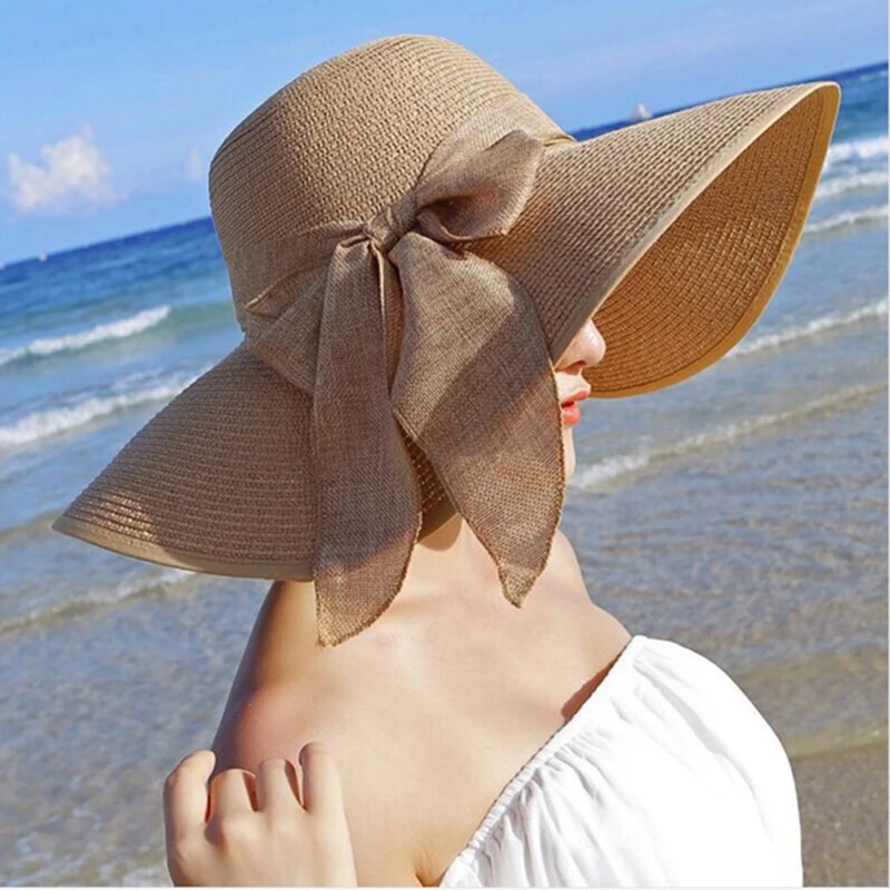 Vintage Summer Beach Handmade Straw Women Hat FAYTEK Women main image 3