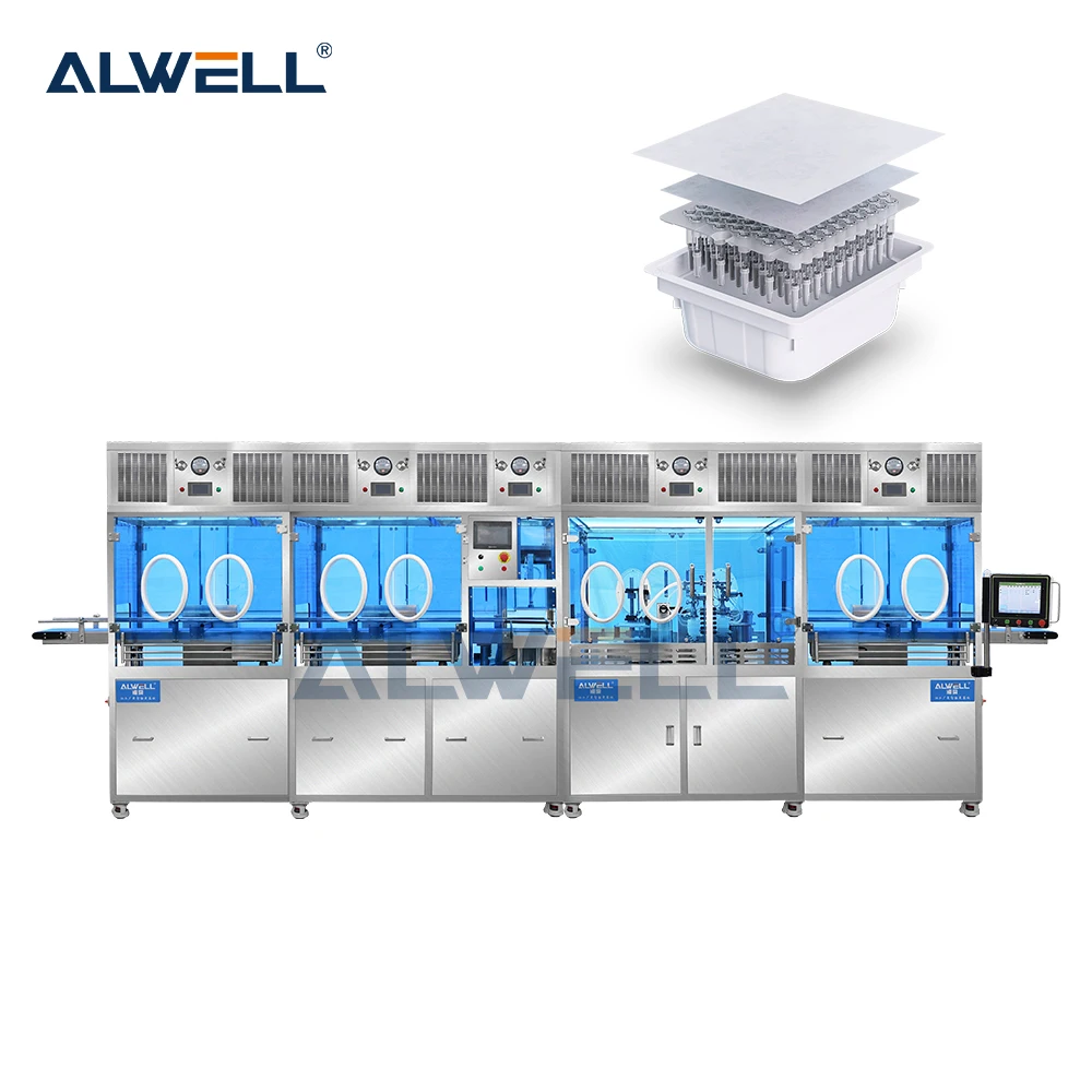 ALWELL PFS Prefilled Medical Sterile Syringe Assembly Machine Vial Packaging for Powder Gel Oil Filling for Chemical