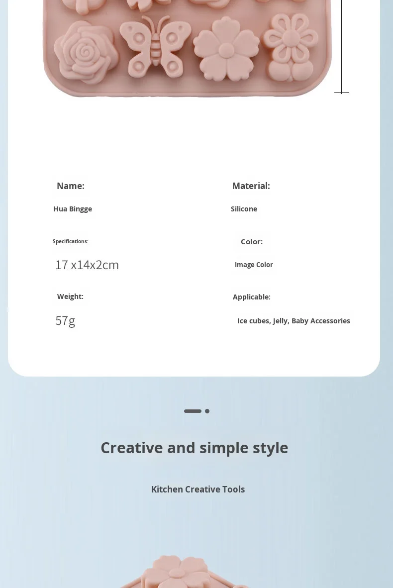 Cute Flower-Shaped Household Food Grade Silicone Ice Cube Mold Sunflower Cartoon Ice Maker Ice Box Cake Tools supplier