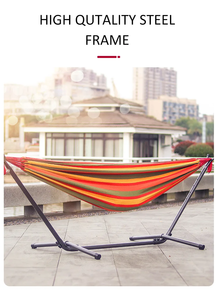 Factory Wholesale Custom Camping Hammocks Tent Double Portable Hammock With Steel Stand Buy