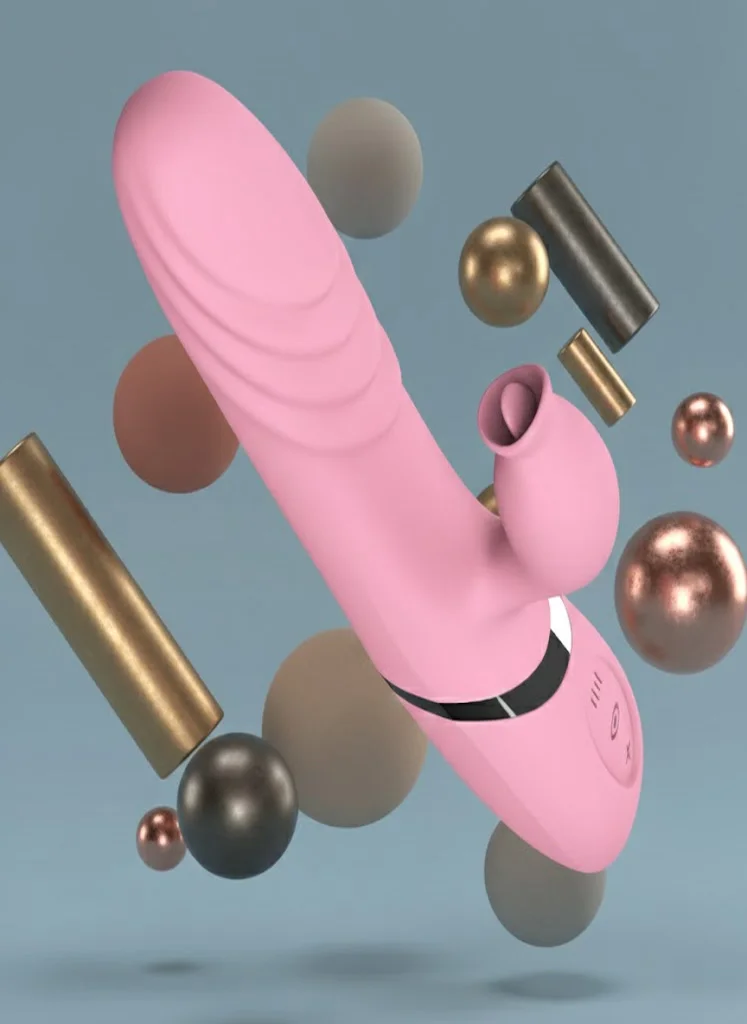 Stoender Rabbit-Vibrator mit 3 Sto- und 10 Vibrationsmodi G-Punkt- und  Klitoris-Stimulator fr Frauen und Paare Silikon-Sexspielzeug