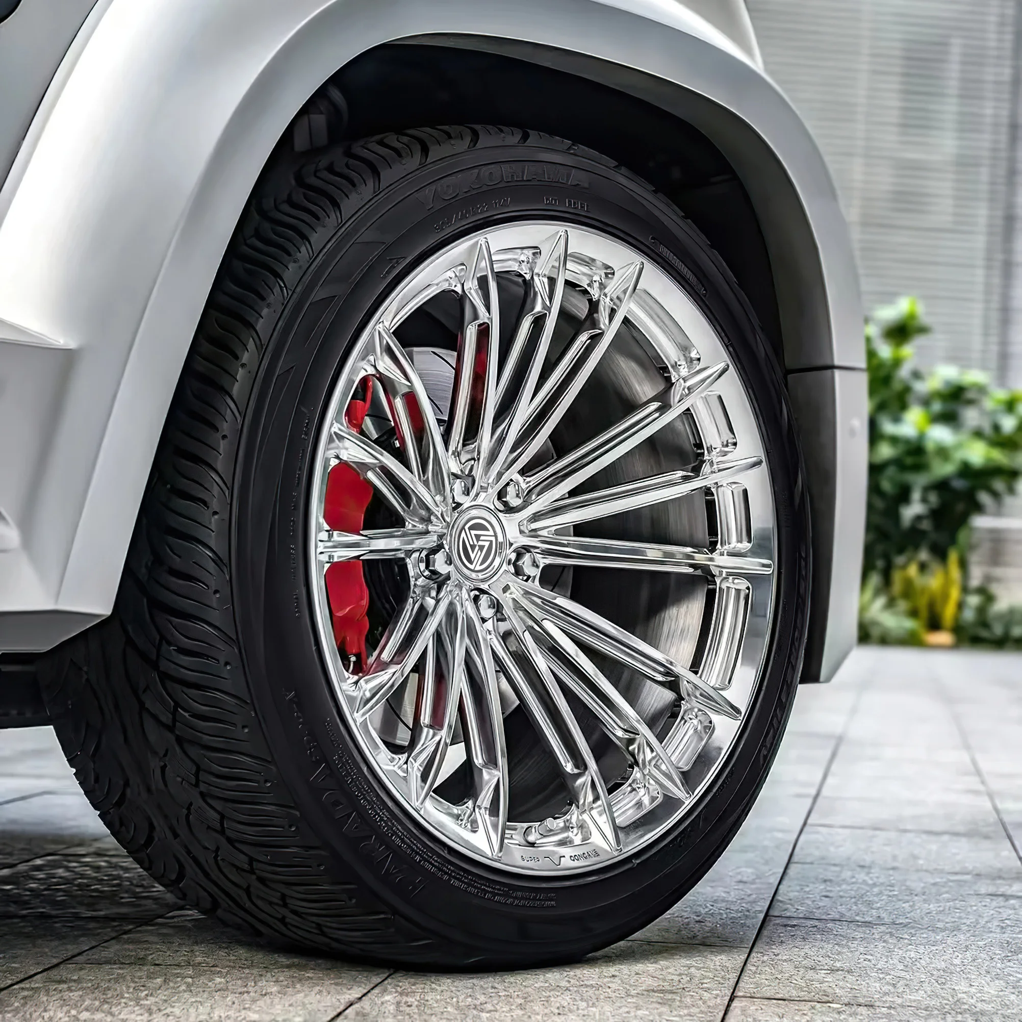 XINLAI Deep Concave 1-piece Forged Passenger Car Wheel 5x120 5x112 5x114.3 Alloy Chrome Wheels 18 19 20 21 22 23 Inch Rims - Image 1