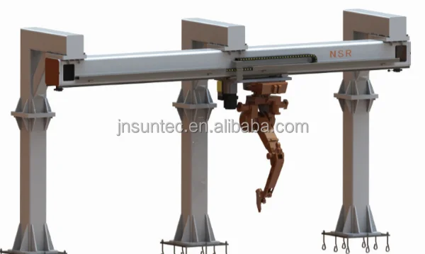 SUNTEC  china jinan 7 axis industrial robot arm robotic for construction industry  wood cutting foam plane parts