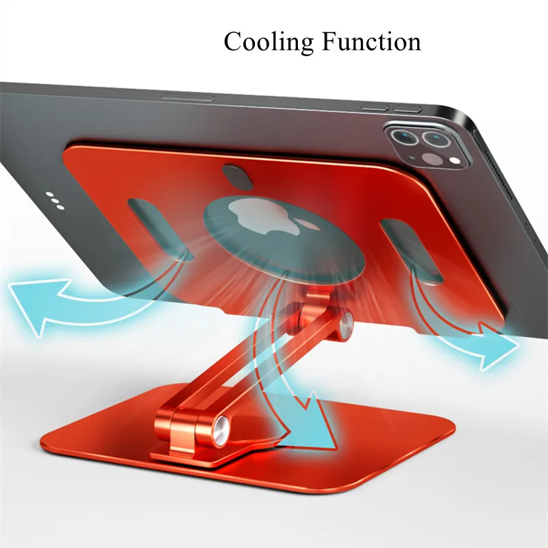 Настольная подставка для ноутбука с поворотом на 360 градусов из алюминиевого