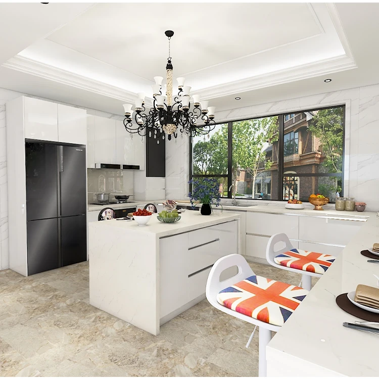 Flat Pack Kitchen Set Small Kit Cuboards Floor To Ceiling White