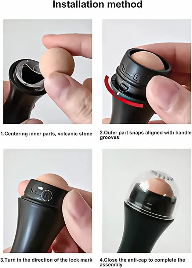Natural Volcanic Roller Oil Control Rolling Stone Matte Makeup Face Skin Care Tool Facial Cleaning Oil Absorption Roller on Ball