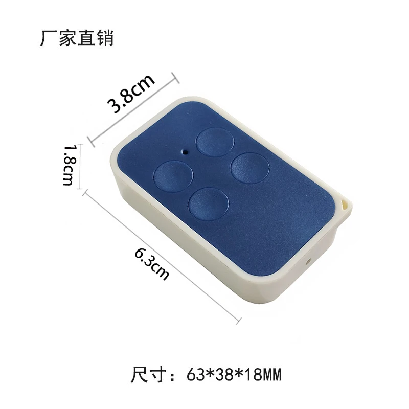 Transmitter Board Remote Door Rf Remote Control Self Learning Rolling Code Remote Control Garage Door Remote 433Mhz