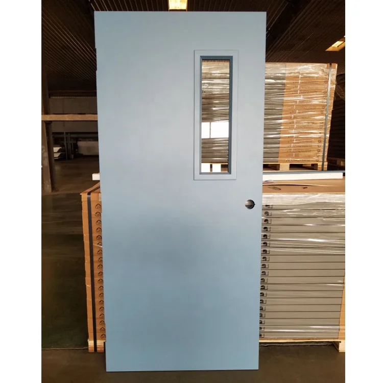UL WH FM Approve Soundproof School Classroom Doors Exterior Front Entry Steel Fire Rated Door