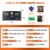 แบตเตอรี่ LiFePO4 51.2V 200Ah