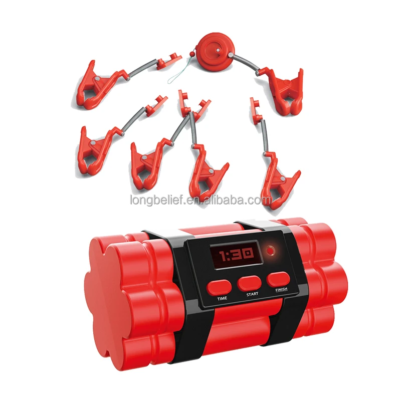 Plastic Toy Bomb Countdown Game for Kids - EN71 Certified Timer
