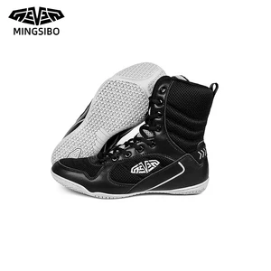 Custom Boxing Shoes Fitness Fighting Indoor Training Shoes Women's Men's Sneakers Lightweight Boxing Shoes Wrestling