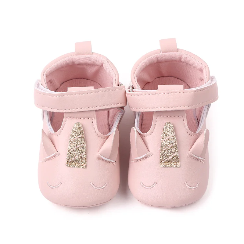 New Arrival Soft PU Leather Cute Animal Babt Toddler Newborn Shoes First Walking Prewalker Shoes manufacture