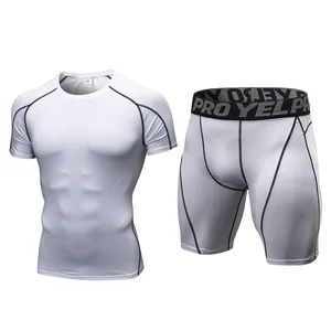 Gym Fitness Sets for Men Summer Shorts Gym Running 2 Piece Men's Shorts Set Summer Clothing Tank Top and Shorts Set