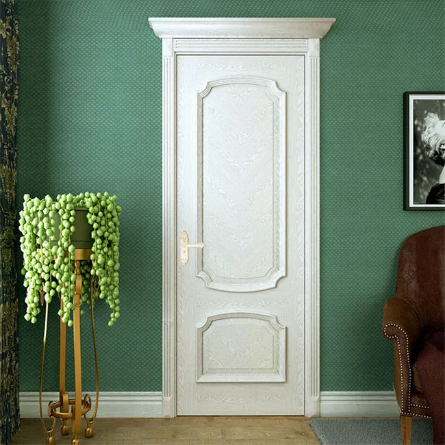 Joggle joint structure solid wood materials casement door design