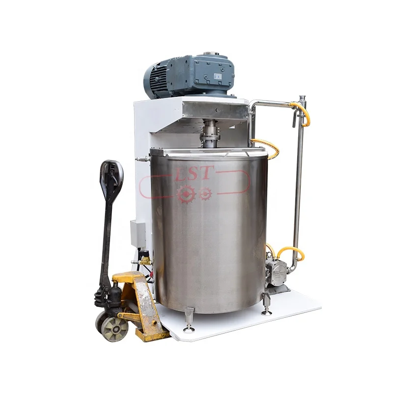 Automatic High Output 50-1000kg/batch Vertical Chocolate peanuts  Butter Ball Mill Machine