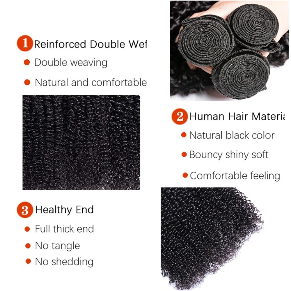 Kinky Curly Menschliches Haar Bundles Deal Lose Tiefe Lockige Haar Verlängerung Brasilianische Jungfrau Haar_voghion.com
