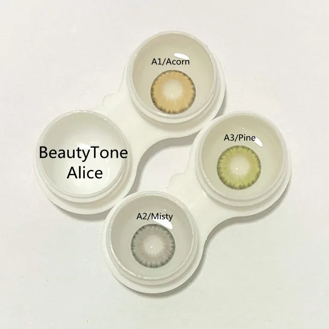 
Контактные линзы BeautyTone Alice, 3 тона, 14,0 мм, 1 год, оптовая продажа, дешевые контактные линзы 