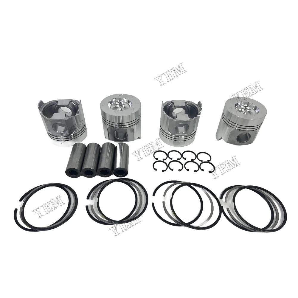 For Yanmar 4TN100 Piston Kit Ring Engine Part Engine Rebuild Kit