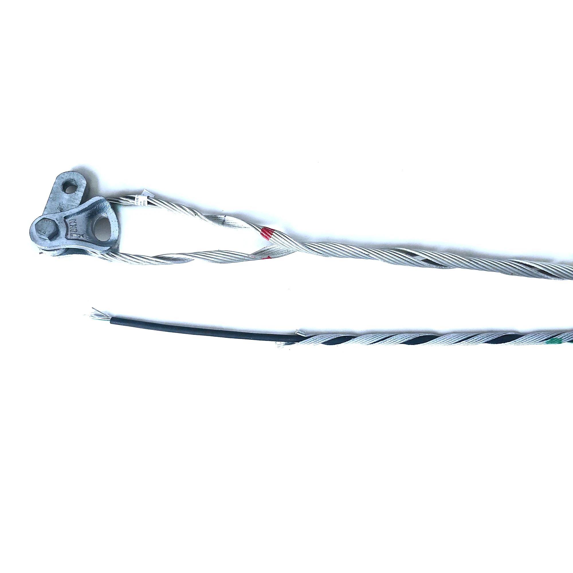 Dead End Clamp Guy Grip Preformed Tension Clamp For ADSS Cable