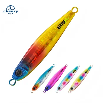 Cheery 28g/45g/60g/80g-Japan Hologram Micro Jig Mini Jig Casting Jig Fishing Jig Lure for Giant Trevally – Metal Jig – view 2