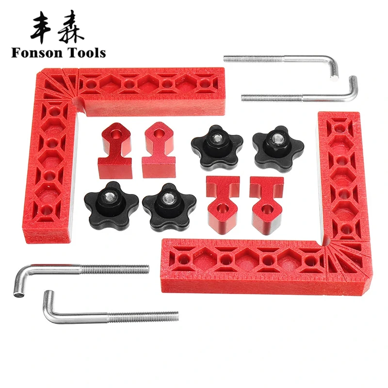 Precision Adjustable Clamping square Woodworking Machinist square Positioning Right Angle Clamping Measure