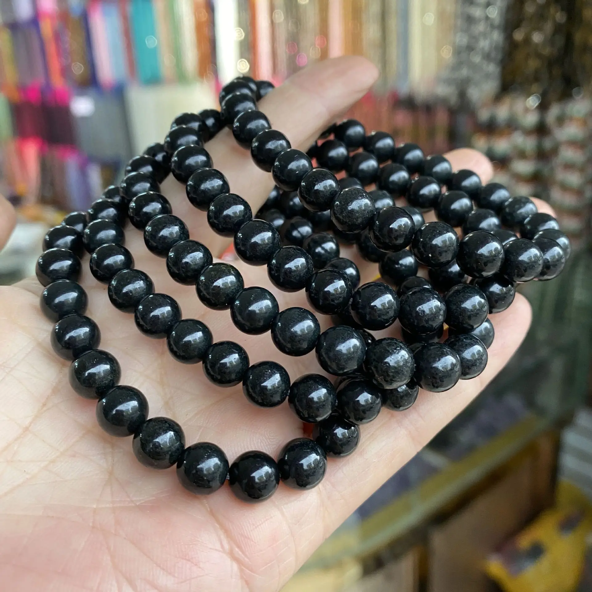 shungite beads 10mm