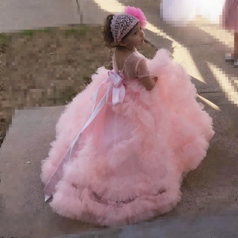  Stunning V-Back Luxury Pageant Tulle Ball Gowns for Girls 2-12  Year Old: Clothing, Shoes & Jewelry