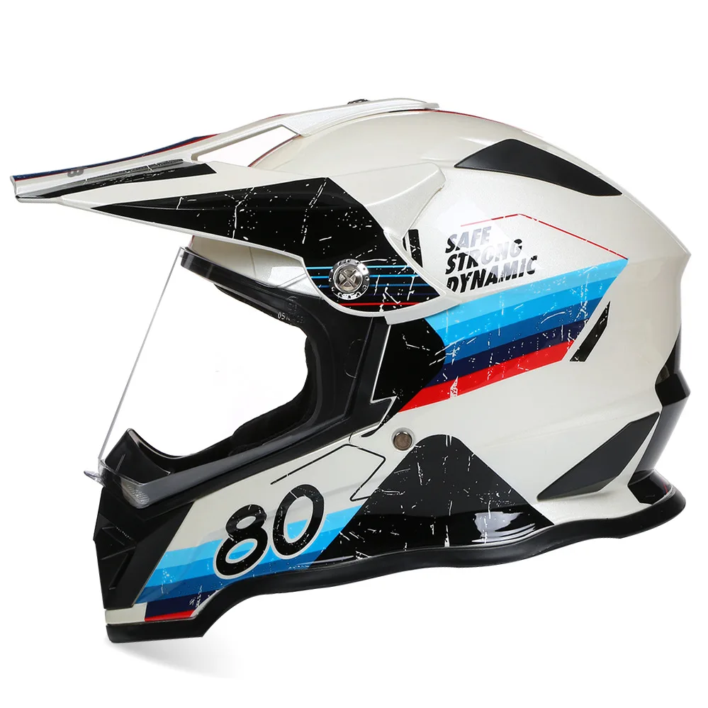 BLD DOT Customs Fast Motocross Safety Helmets ABS Motorcycle Man Downhill off Road Racing Helmets Moto Full Face Cross Helmet
