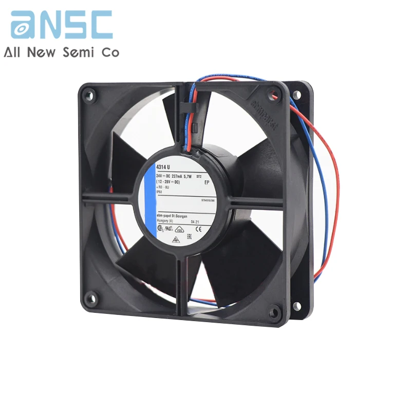 Original Axial flow fan 4314U 12032 24V 5.7W IP68 compact fan